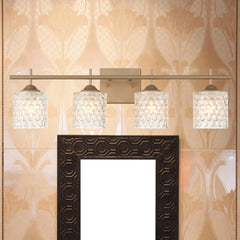 Modern Elegant Cut Crystal 4 Light Vanity 10004BD-C01