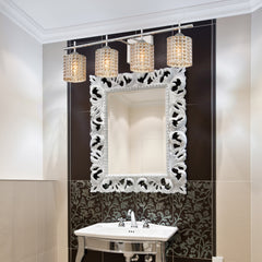 Modern Elegant Cut Crystal 4 Light Vanity 10004CH-S02