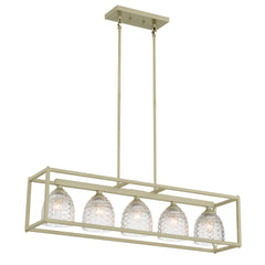 5 - Light Kitchen Island Chandelier 10015AS-CB05