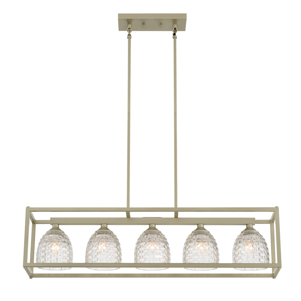 5 - Light Kitchen Island Chandelier 10015AS-CB05