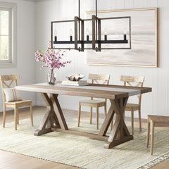 5-Light Kitchen Island Linear Pendant 10526DW-BK