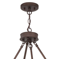 12 - Light Candle Style Wagon Wheel Chandelier 10552-ORB