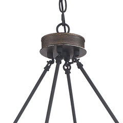 12 Light Candle Style Wagon Wheel Chandelier 10596DW-AZ