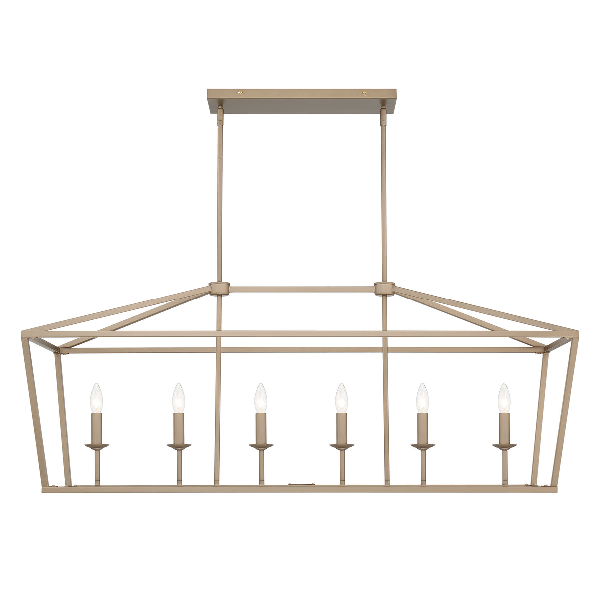 6 - Light Kitchen Island Linear Pendant 12036BD