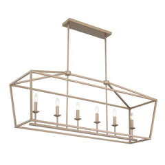 6 - Light Kitchen Island Linear Pendant 12036BD