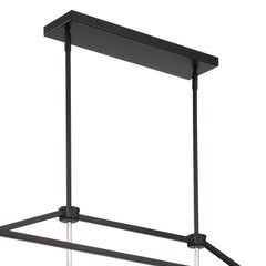 6 - Light Kitchen Island Linear Pendant 15056-BK-CH