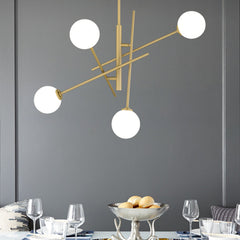 4 - Light Sputnik Sphere Chandelier 20114BD