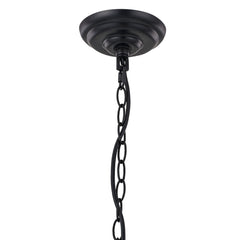 12 Light Wagon Wheel Candle Style Chandelier MLT3112LT-BD-BK