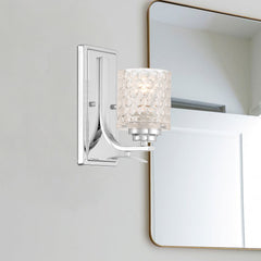 1 - Light Chrome Armed Sconce S1001CH-C01