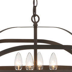 4 - Light Unique / Statement Chandelier SJR30104ORB