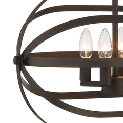 4 - Light Unique / Statement Chandelier SJR30104ORB