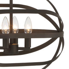 4 - Light Unique / Statement Chandelier SJR30104ORB