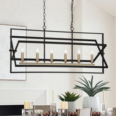 6 - Light Kitchen Island Pendant SJS10606BK-BD