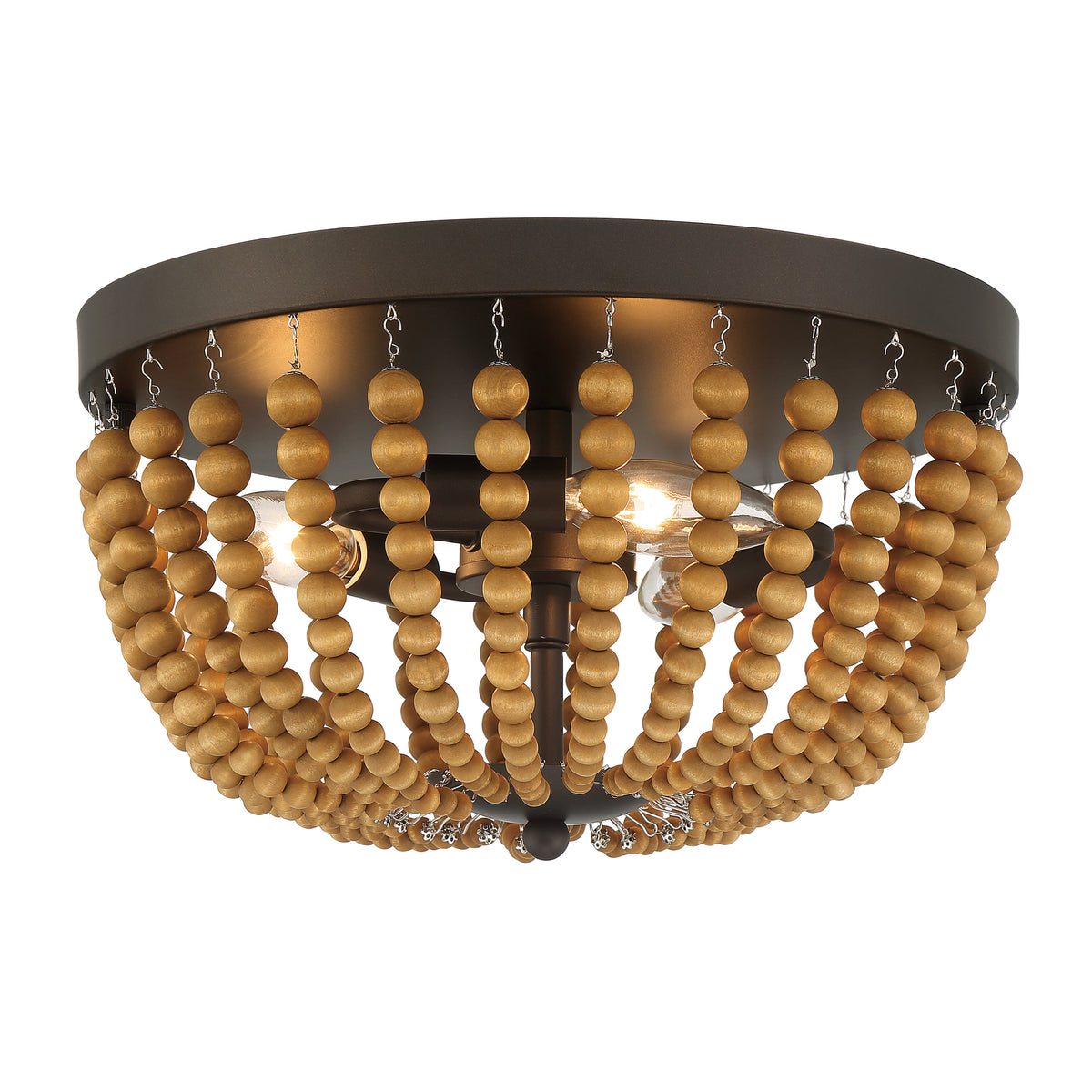 3 - Light 12.6'' Unique/Statement Bowl Flush Mount SYB1003RB-DK