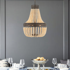 5-Light Unique Empire Chandelier with Beaded Accents SYB5265DW-LT