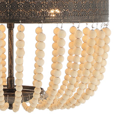 5-Light Unique Empire Chandelier with Beaded Accents SYB5265DW-LT