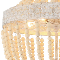 5-Light Unique Empire Chandelier with Beaded Accents SYB5265WO-LT