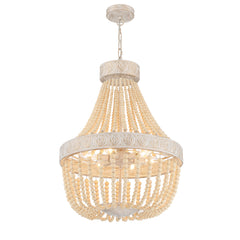 6-Light Unique Tiered Chandelier with Beaded Accents SYB6266WO-LT