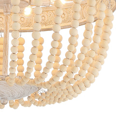 6-Light Unique Tiered Chandelier with Beaded Accents SYB6266WO-LT