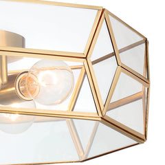 4 - Light 18.11" Unique/Statement Geometric Flush Mount SYBG1324-BD