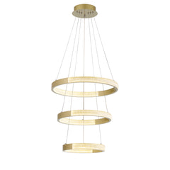 3-Light Unique Tiered LED Chandelier SYLED1013-BD