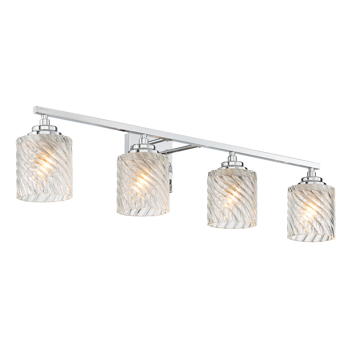 4 - Light Dimmable Chrome Vanity Light W3004CH-S01